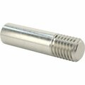 Bsc Preferred 18-8 Stainless Steel Threaded on One End Stud 5/8-11 Thread Size 2-1/2 Long 97042A122